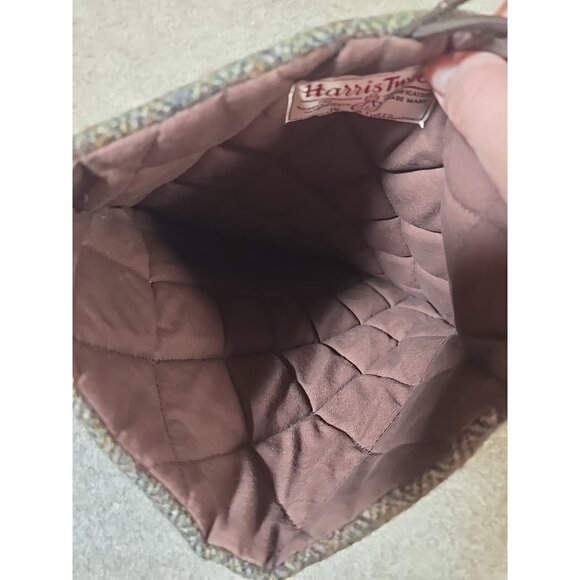 Harris Tweed Laptop Case Tablet Sleeve Nuthatch Design Quilted Kindle 13" x 10" - Picture 7 of 9